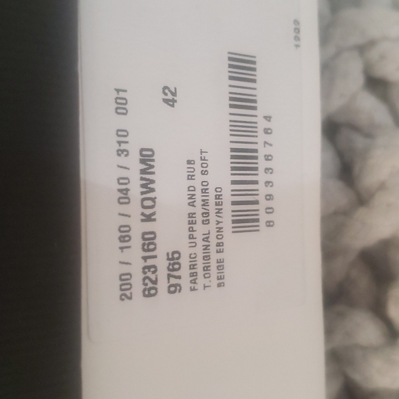 Gucci Beige/Ebony Marmount GG Espadrille Wedge Sandals - Picture 5 of 9